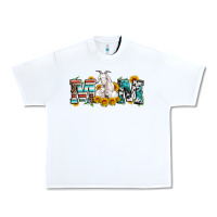 White goat mom serape leopard cowhide goat family Urban Heavy Tee - Artiststas