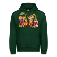 Forest Green Cino De Mayo coffee cups Mexico Urban Hoodie - HowdyJamesFarm