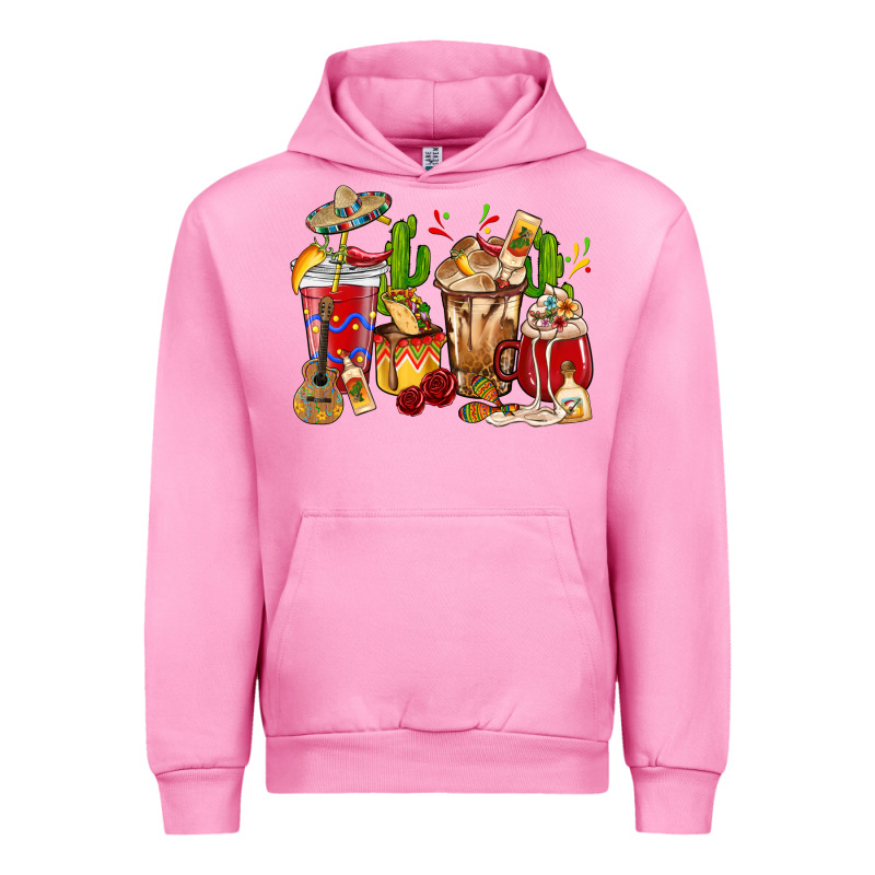 Cino De Mayo Coffee Cups Mexico Urban Hoodie by HowdyJamesFarm | Teevron