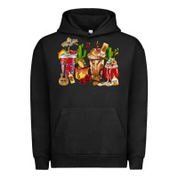 Pigment Black Cino De Mayo coffee cups Mexico Urban Hoodie - HowdyJamesFarm