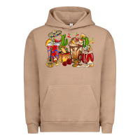 Pigment Burro Cino De Mayo coffee cups Mexico Urban Hoodie - HowdyJamesFarm