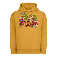 Pigment Peanut Butter Cino De Mayo coffee cups Mexico Urban Hoodie - HowdyJamesFarm