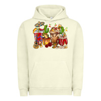 Pigment Pistachio Cino De Mayo coffee cups Mexico Urban Hoodie - HowdyJamesFarm