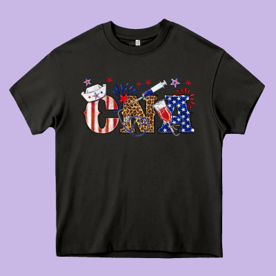 Cna Certified Nursing Heavy Core Tee Designed By Texasbilliewilder