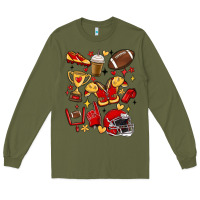 Army Green i'm a hot mess, always stressed,and proudly a foot Long Sleeve Tee - MaliasSmallBusiness