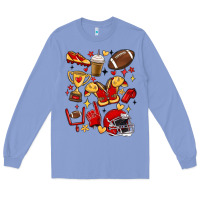 Colony Blue i'm a hot mess, always stressed,and proudly a foot Long Sleeve Tee - MaliasSmallBusiness