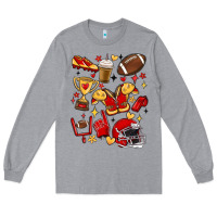 Heather Grey i'm a hot mess, always stressed,and proudly a foot Long Sleeve Tee - MaliasSmallBusiness