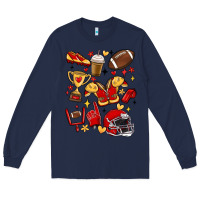 Navy i'm a hot mess, always stressed,and proudly a foot Long Sleeve Tee - MaliasSmallBusiness