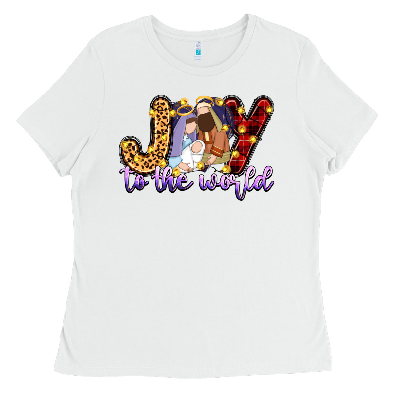Joy To The World Ladies Tee by Zillion Design Studio | Teevron