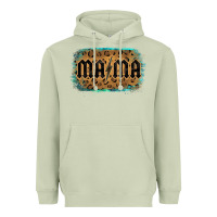 Matcha Leopard Patterned Mama Tried Heavyweight Hoodie - Bettercallsaul