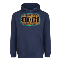 Navy Leopard Patterned Mama Tried Heavyweight Hoodie - Bettercallsaul