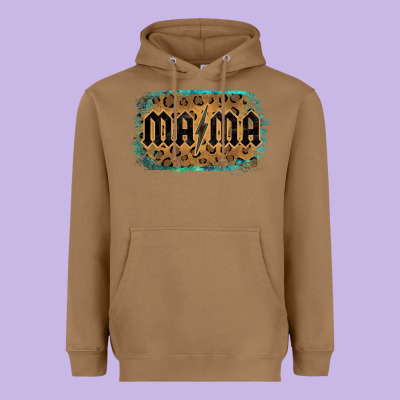 Leopard Patterned Mama Tried Heavyweight Hoodie Designed By Bettercallsaul