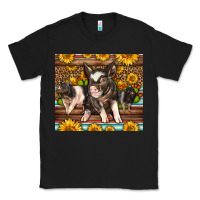 Black Western Cute Hampshire Pigs Classic Tee - LillyAllenDesigns