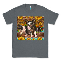 Charcoal Heather Western Cute Hampshire Pigs Classic Tee - LillyAllenDesigns