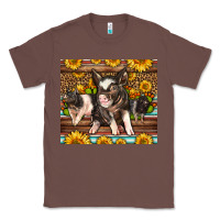 Chestnut Western Cute Hampshire Pigs Classic Tee - LillyAllenDesigns