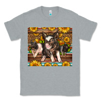 Heather Grey Western Cute Hampshire Pigs Classic Tee - LillyAllenDesigns