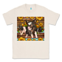Natural Western Cute Hampshire Pigs Classic Tee - LillyAllenDesigns