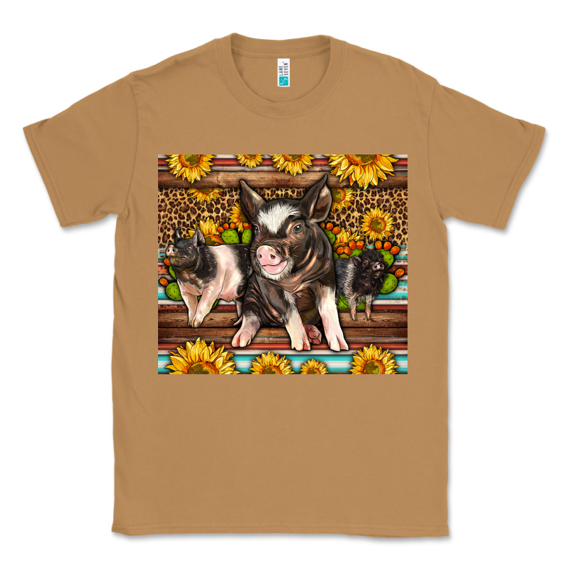 Western Cute Hampshire Pigs Classic Tee by LillyAllenDesigns | Teevron