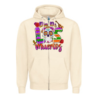 Sandshell dia de los muertos Zipper Hoodie - MaliasSmallBusiness