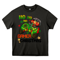 Asphalt ho ho ho gamer Christmas Heavy Core Tee - BarkalooDesign