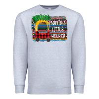Heather Grey santa little helper Premium Sweatshirt - Bettercallsaul