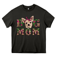 Asphalt christmas dog mom chihuahua Heavy Core Tee - RanaPortraitStore