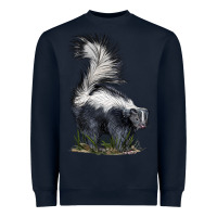 Navy skunk Heavyweight Sweatshirt - LillyAllenDesigns