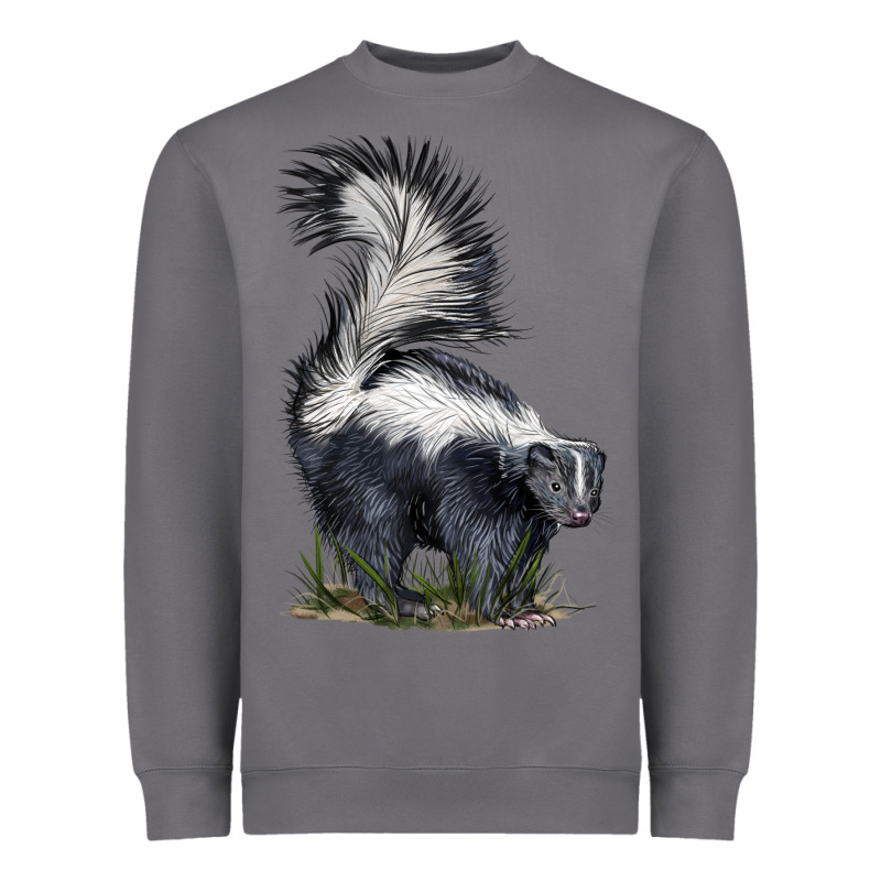 Skunk Heavyweight Sweatshirt by LillyAllenDesigns | Teevron
