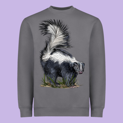 Skunk Heavyweight Sweatshirt Designed By Lillyallendesigns