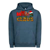 Pigment Midnight Navy Mama claus mother's day Urban Hoodie - HowdyJamesFarm