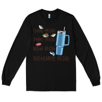 Black one fish two fish red fish boujee fish Long Sleeve Tee - MaliasSmallBusiness