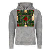 Cloud Rock christmas candle and ornaments seamless pattern Vintage Hoodie - BundleAndBundleShop