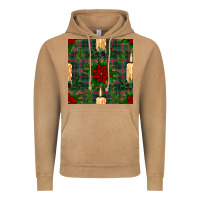 Vintage Camel christmas candle and ornaments seamless pattern Vintage Hoodie - BundleAndBundleShop
