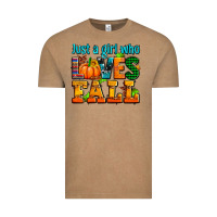 Vintage Coffee just a girl who loves fall Vintage Tee - AdoDesignShop