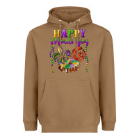 Toasted Coconut happy mardi gras fleur de lis king cake crawfish Heavyweight Hoodie - RanaPortraitStore