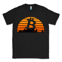 Black bitcoin new orleans retro sunset Classic Tee - Jasminsmagicworld