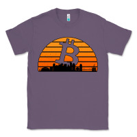 Lavender bitcoin new orleans retro sunset Classic Tee - Jasminsmagicworld