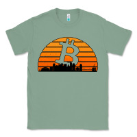 Sage bitcoin new orleans retro sunset Classic Tee - Jasminsmagicworld