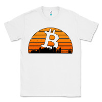 White bitcoin new orleans retro sunset Classic Tee - Jasminsmagicworld