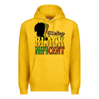 Lemon feeling blacknificent Premium Hoodie - NancyCooperArtShop
