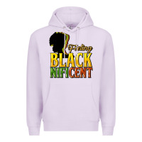 Lilac feeling blacknificent Premium Hoodie - NancyCooperArtShop