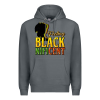 Rock feeling blacknificent Premium Hoodie - NancyCooperArtShop