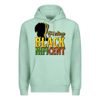 Seafoam feeling blacknificent Premium Hoodie - NancyCooperArtShop