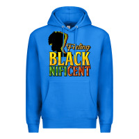 True Royal feeling blacknificent Premium Hoodie - NancyCooperArtShop