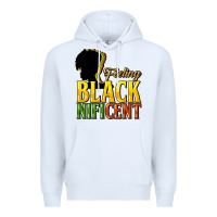 White feeling blacknificent Premium Hoodie - NancyCooperArtShop