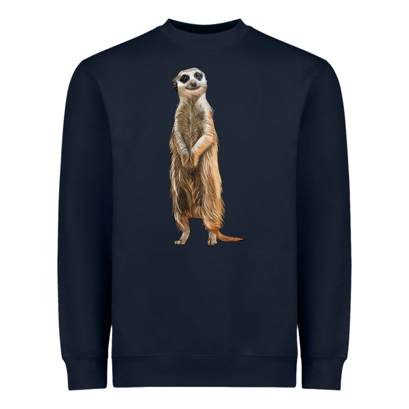 Meerkat Heavyweight Sweatshirt by LillyAllenDesigns | Teevron