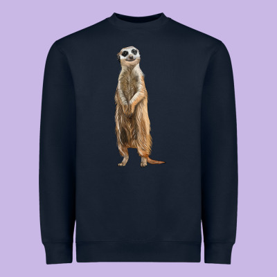 Meerkat Heavyweight Sweatshirt Designed By Lillyallendesigns