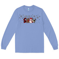 Colony Blue Christmas let it snow Long Sleeve Tee - JahusDesignShop