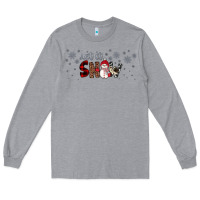 Heather Grey Christmas let it snow Long Sleeve Tee - JahusDesignShop