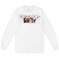 White Christmas let it snow Long Sleeve Tee - JahusDesignShop